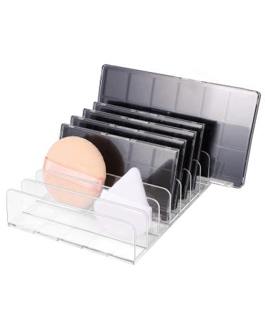 Eyeshadow Makeup Palette Organizer, 8 Section Palette Storage Holder Eyeshadow Storage Organizer (L)