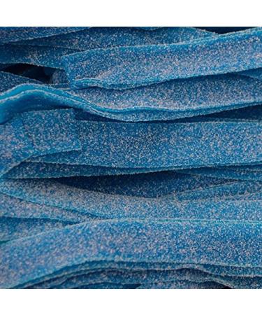 Long Fizzy Blue Raspberry Belt Sweets HALAL (1200g)