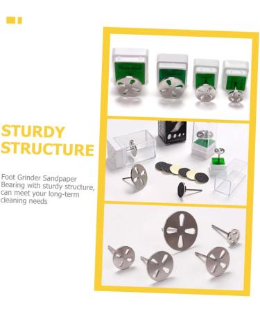 Mipcase 4pcs Foot Bearings Small Tools Sand Paper for Metal Pedicure Tools Feet Practical Bearing Easy Installation Grinding Bearing Stainless Steel Bearing Sanding Discs Bearing 7x2.5cmx4pcs - Buy Online on GoSupps.com