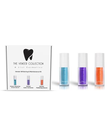 The Veneer Collection Maintenance & Whitening Kit, Whiten Veneers, Removes Stains, Porcelain Veneers, Composite Veneers