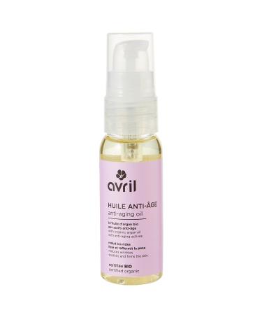 Avril - Organic Anti-Aging Oil - Organic Argan Oil and Anti-Aging Active - 98% Natural Origin - Ecocert Certified Organic - Made in France - 30 ml