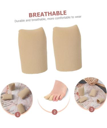 KALLORY 2pcs Silicone Gel Toe Sleeves - Toe Protectors and Finger Tube Sleeves for Toe/Finger Protection - Buy Online on GoSupps.com