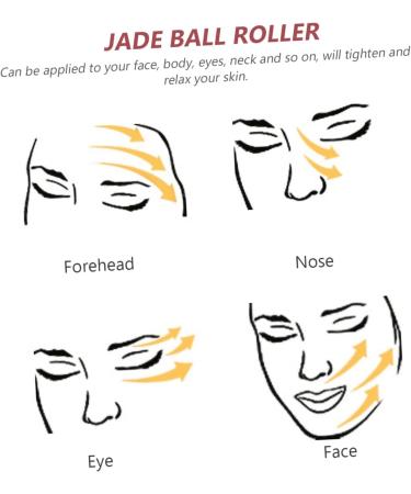 Buy Housoutil Volcanic Stone Ball Beauty Roller - Jade Facial Massager for Tightening & Revitalizing Skin | International Shipping Available - Buy Online on GoSupps.com