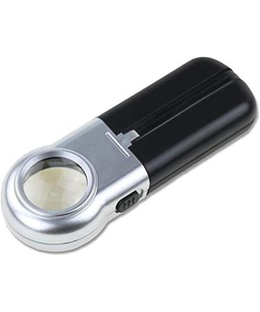 Portable Mini Three-Folding 10X Magnifier Zinc Alloy Magnifier with Scale for Textile Optical Tool Full of Stars - Buy Online on GoSupps.com