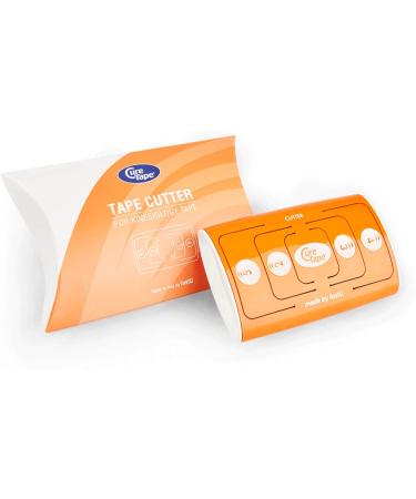 Buy CureTape Kinesiology Tape Cutting Device - Precision Tool for 5 cm Wide Rolls (Orange) | International Shipping - Buy Online on GoSupps.com