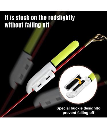 Buy MIIKUU Fish Float LED Knodlicht - 5 Waterproof Fishing Rod Alarm Bells | Electronic Fishing Accessories - Green - Buy Online on GoSupps.com