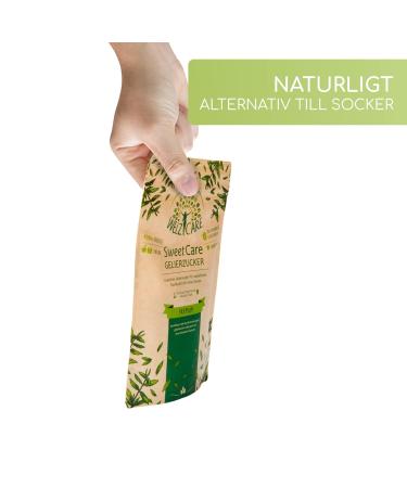 Sweetcare Premium Vegan Sugar Substitute - 100% Calorie-Free Low Carb with Erythritol & Stevia - Made in Germany - 200g (3 Pack) - Buy Online on GoSupps.com