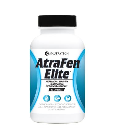 Atrafen Elite - Professional Strength Diet Aid That Supports Weight Management, Promotes Energy and Helps Suppress Food Cravings & Appetite. Dietary Supplement. 60 Pills.