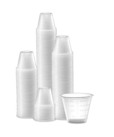 Care Plus (100 Count 1oz) Disposable Medicine Cups with Embossed Measurements Marking , for liquid and dry medication