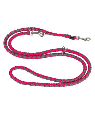 Trixie dog leash cavo v -line L - XL 2.00 m 18 mm in Fuchsia/Grafit - adjustable leash for outdoor activities - for large to very large dogs - 143611 Fuchsia/Grafit L - XL 2.00 m 18 mm