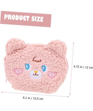 Plush Cosmetics Pocket Wallet for Girls - Mini Travel Bag & Zippered Money Exchange - 15.5x12x5.5cm - Buy Online on GoSupps.com