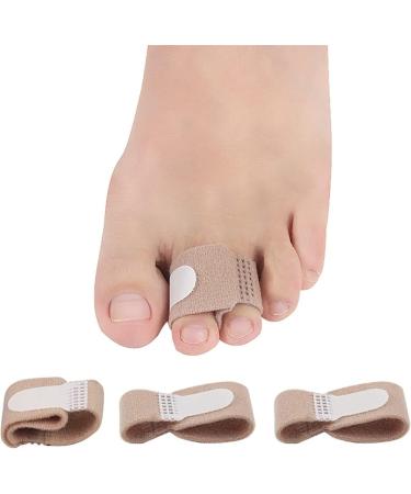 TEAAZA Toe spacers Toe Separator Finger Splints Fabric Toe Finger Hallux Valgus Corrector Bandage Separator Splint Wrap Foot Stretcher Care Tool 2PC Daily Use - Buy Online on GoSupps.com