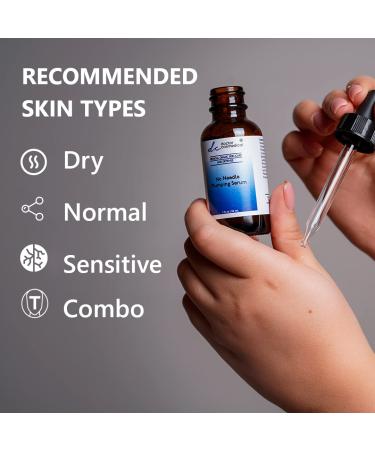 No Needle Plumping Serum - Hyaluronic Acid Anti-Aging Face Serum for Fine Lines & Wrinkles | Niacinamide 1 FL Oz - Professional Grade Skincare - Buy Online on GoSupps.com