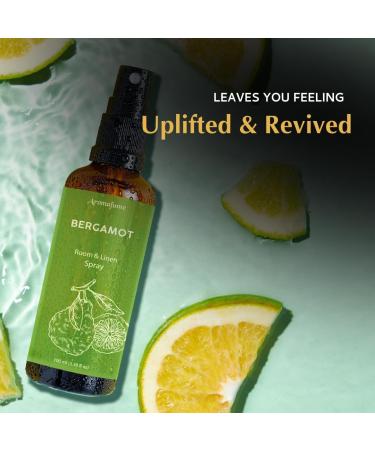 Bergamot & Lemongrass Linen Spray Set 100ml | Aromatherapy Natural Mist for Relaxation, Sleep & Stress Relief | Purifying Home & Bedding | Made with 100% Pure Essential Oils - Buy Online on GoSupps.com