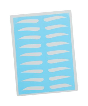 NOLITOY 8 Pairs Tool Card Eyebrow Practice Skin Eyebrow Shaping Stencils Material Eyebrow Trimming