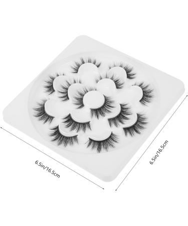 Beavorty False Thick Eyelashes 7 Pairs Fake Eyelashes Eyelashes Fake Lashes Thick Eyelashes Artificial Eyelashes Stage Eyelash Black Set 8d Imitation Artificial Eyelashes Wispy Eyelashes - Buy Online on GoSupps.com