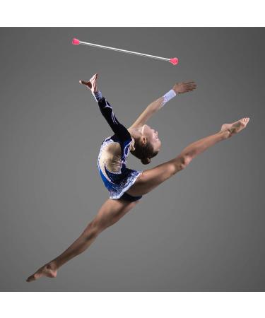 2-Piece Kids' Gymnastics Twirling Batons for Talent Shows - Pink/White - Buy Online on GoSupps.com