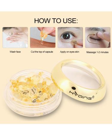 Eye Serum Capsules for Dark Circles & Bags | Anti-Aging Repair for Men & Women - Buy Online on GoSupps.com