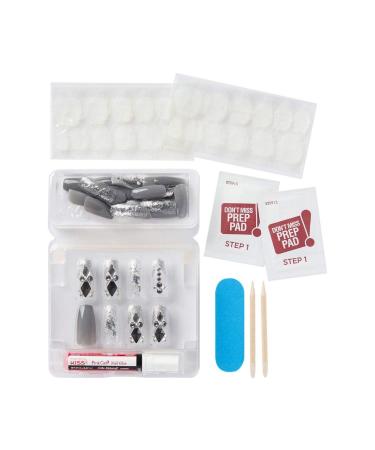 KISS Majestic Nails Sparkle Sparkle - 30 Count (Pack of 1) | Long-Lasting Artificial Nails for Glamorous Look - Buy Online on GoSupps.com