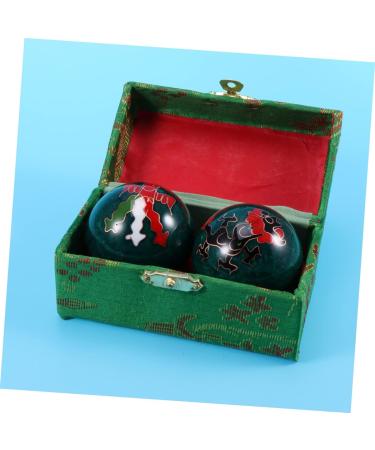Beavorty Health Balls - Hand Exercise & Meditation Cloisonn Balls 5.00x5.00cm - Perfect for Massage & Fitness - Buy Online on GoSupps.com