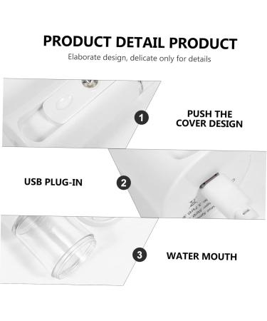 POPETPOP Portable Face Steamer 2 Sets Hydrating Instrument s Hand Held Steamer Portable Steamer Portable Humidifiers Steamer for Face Portable Travel Spray Beauty Instrument Abs White - Buy Online on GoSupps.com