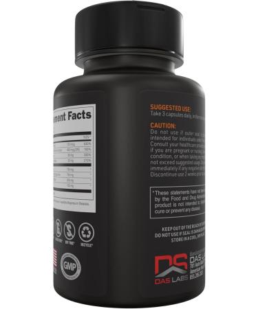 Bucked Up RUT - Testo Booster - Best All-Natural Test Formula for Men - Energy Endurance Strength and Stamina Booster - Muscle Composition Aid - Male Supplements (90 Capsules/Pills) - Buy Online on GoSupps.com