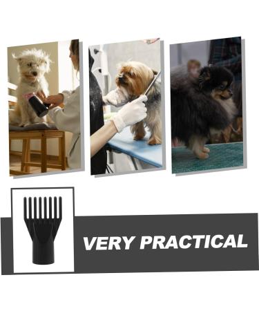 Healeved 4pcs Pet Water Blower Combs Accessories Hair Dryers Hair Dryer Attachment Nozzle Hair Comb The Dog 12.00X7.00X4.00CMx4pcs Blackx4pcs - Buy Online on GoSupps.com