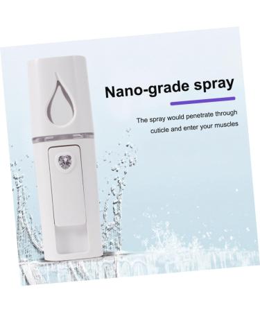 Beavorty 1pc Mini Sprayer Spray with Device Steamer Moisturizing Face Portable Nano Mirrorwhite Handheld 10.5*3cm White - Buy Online on GoSupps.com