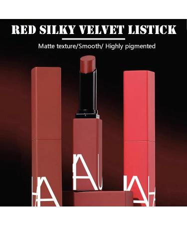 Buy 6 Colors Red Silky Velvet Matte Lipstick | Waterproof & Long-Lasting | Infused with Vitamin E | 24-Hour Smudge-Proof Makeup Gift for Women - Buy Online on GoSupps.com