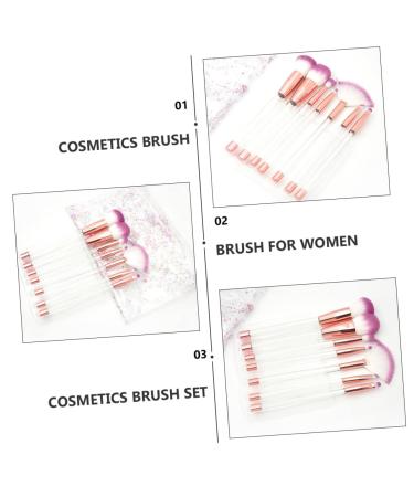 NOLITOY 14 Pcs Blending Makeup Kit - Women's Blush Cosmetic Brushes & Glitter Eye Makeup Set for Flawless Finish - Buy Online on GoSupps.com