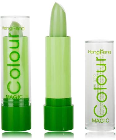  Gazechimp Gazechimp Fruit Green Lipstick Magic Colour Transformable Pink Color at Long Temperature Moisturising Balm - Buy Online on GoSupps.com
