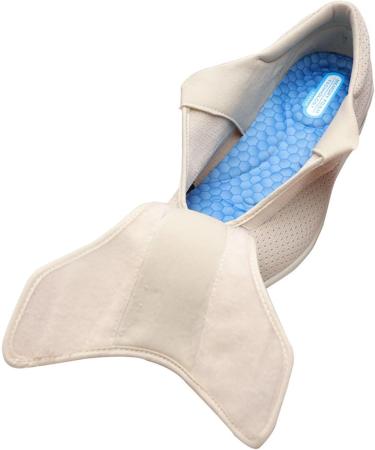 Neuropathy Shoes for Women - Adjustable Velcro Extra Wide Breathable Diabetic Walking Shoes for Elderly - Unisex Grey Size 11 - Buy Online on GoSupps.com