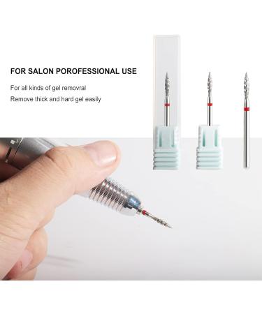 BNG Flame Diamond Carbide Cuticle Cleaning Efile Bits 2PCS - Professional Electric Nail Drill File for Manicure - Buy Online on GoSupps.com