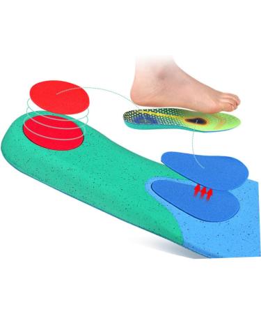 FOMIYES Sports Insoles - Breathable Shock-Absorbing Massaging Shoe Cushions for Men | Premium Elastic Comfort & Support - Buy Online on GoSupps.com