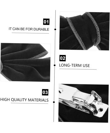 minkissy Bow Hairpin Hair Bows Clips Bowknot Hairpins Valentines Girl Hair Bows Alligator Clip Bows Grosgrain Hair Bow French Barrette Toddler Autumn and Winter Hair Knot Velvet Cloth 15x14x2.5cm Black - Buy Online on GoSupps.com