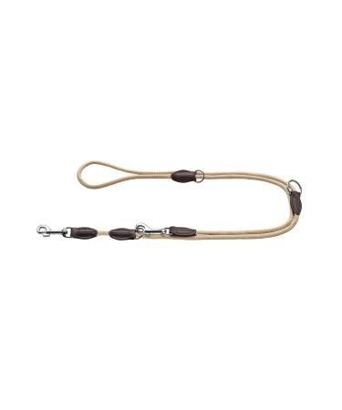 HUNTER Freestyle Adjustable leash for dogs robust weatherproof 0.8/200 cm beige 0.8 x 200 cm beige