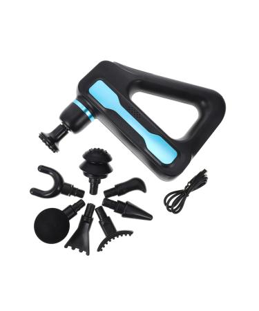 Frcolor 1 sentence triangular fascia portable deep muscle massager portable percussion massage device depth massage device device for body relaxation fitness relaxer ABS household