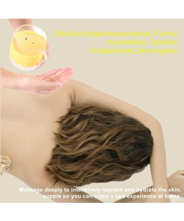 ANSOYER Coconut Lemon Massage Candle - 300g | Relaxing Aromatherapy & Skin Moisturizer | International Shipping Available - Buy Online on GoSupps.com