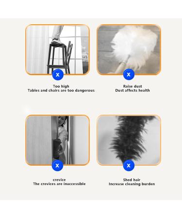 Yissone Telescopic Cleaning Tool Window Washing Kit with Extension Pole for Indoor/Outdoor Window - Buy Online on GoSupps.com