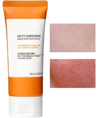 Sunscreen For Face SPF50 Sports Sun Protection Water Resistant Lightweight Portable 50ml Skin Care for Women Running Swimming Outdoors - Buy Online on GoSupps.com