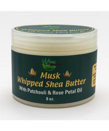Mine Botanicals Musk Whipped Shea Butter With Patchouli & Rose Petal Oil