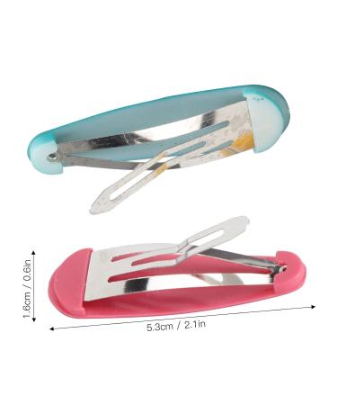 24-Pack Metal Snap Hair Clips for Women & Girls - Colorful Ponytail Holders & Hair Accessories - Buy Online on GoSupps.com