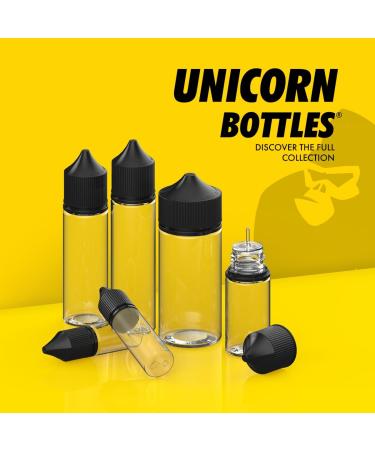 Chubby Gorilla Liquid Bottles 75ml Set - V3 Unicorn Dripping & Pipette Bottles - Child-Proof & Outlet-Safe - Black 75ml Bottles for Oils & Liquids - Buy Online on GoSupps.com