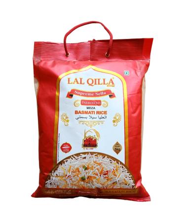 Lal Qilla LAL QILLA | Supreme Sella | Parboiled Basmati Rice | Basmati Rice | 1 Pack (1 x 5 kg)