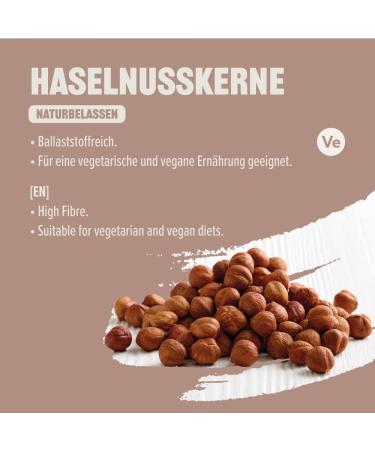 Buy Amazon Hazelnut Kernels Unsalted 200g | Pack of 4 - Premium Quality for Snacking & Baking - Buy Online on GoSupps.com