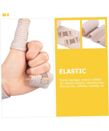 2 Rolls Striped Bandaging Supplies | Compression Gauze Leg Wraps - Breathable Cotton Fabric 7.5x4cm for Flexible Support - Buy Online on GoSupps.com