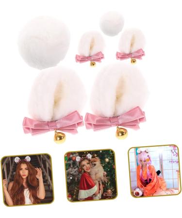 2 Sets Bear Ear Hair Clip Bear Hair Clips Animal Ears Hair Clips Bear Ears and Tail Decorative Hair Clips Plush Ears Hair Clips Plush Hair Girls Suit Fabric Hand Made Cartoon Miss - Buy Online on GoSupps.com