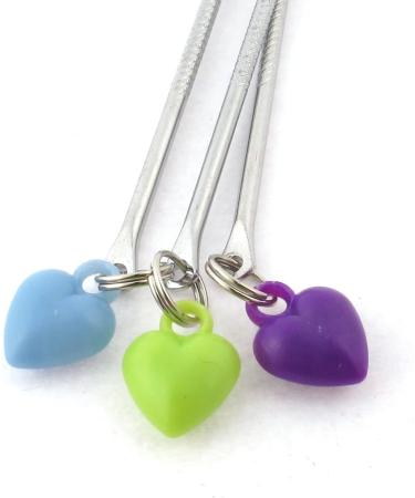 Qtqgoitem Metal Earpick Curette Set - 10Pcs Silver Tone | Ear Wax Removal Tool - Buy Online on GoSupps.com