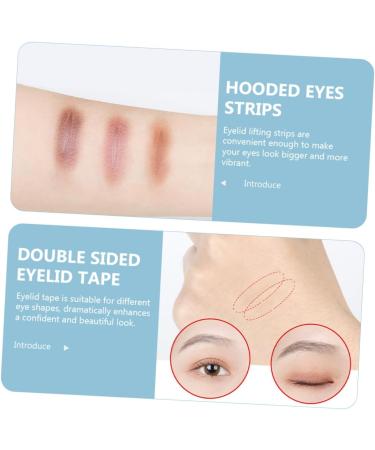 Mipcase Big Eyes 2 Sets Invisible Double Eyelid Stickers Eye Lid Tape for Hooded Eyes Eyelid Tape Lifter Single Sided - Buy Online on GoSupps.com