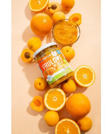 ALLNUTRITION Sugar Free Jam - Frulove In Jelly Apricot & Orange - Seriously Low Carb Fruits in Jelly - 80% Fruit Jelly Low Calorie Spread - Sugar Free Marmalade - Vegan Friendly - 500g Orange & Apricot - Buy Online on GoSupps.com